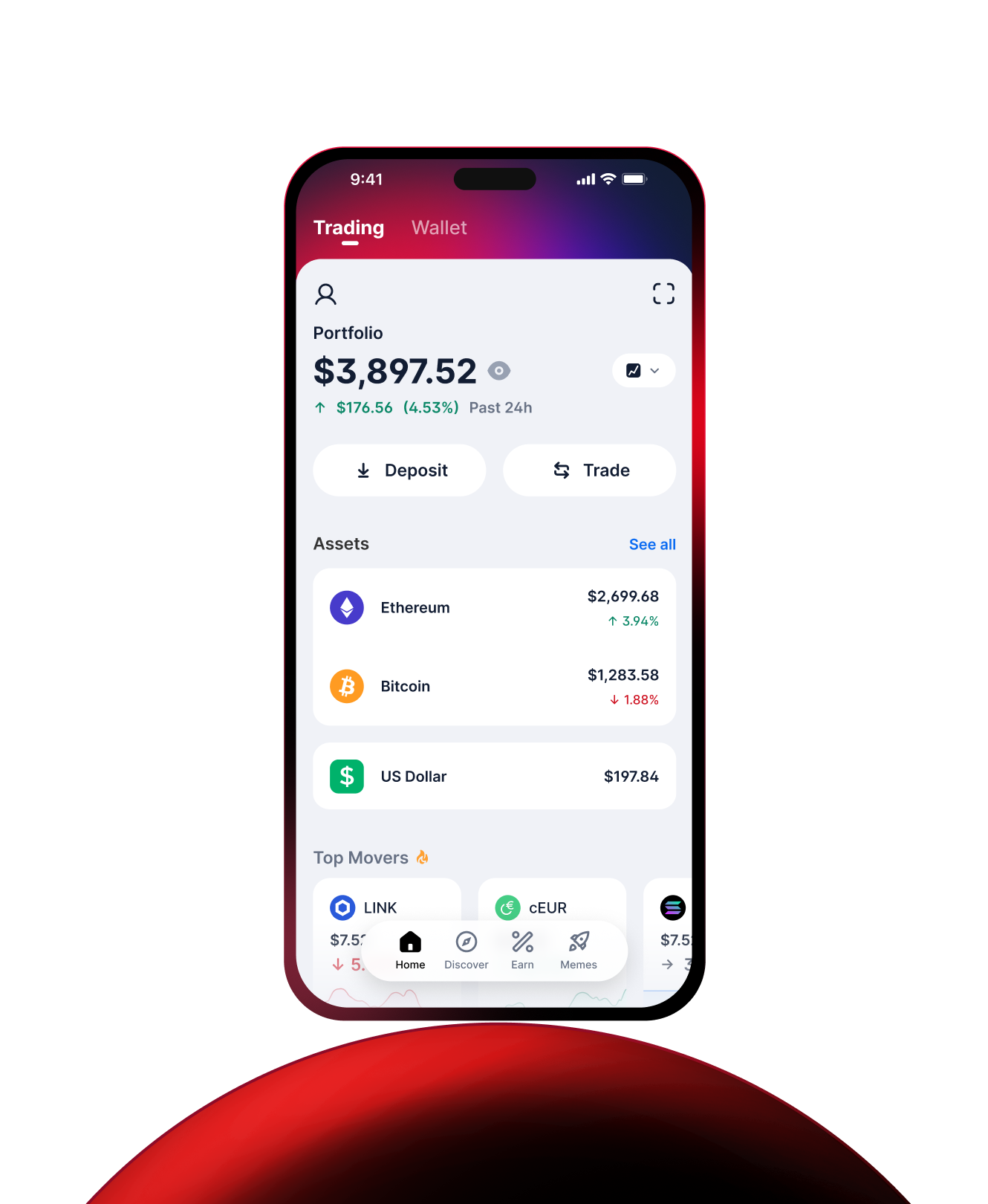 BLOCKCHAIN mobile app
